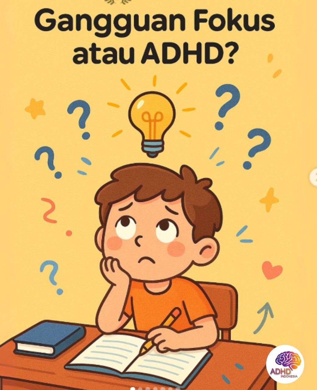 ADHD dan Kesulitan Fokus Anak: Edukasi untuk Keluarga di Kabupaten Trenggalek