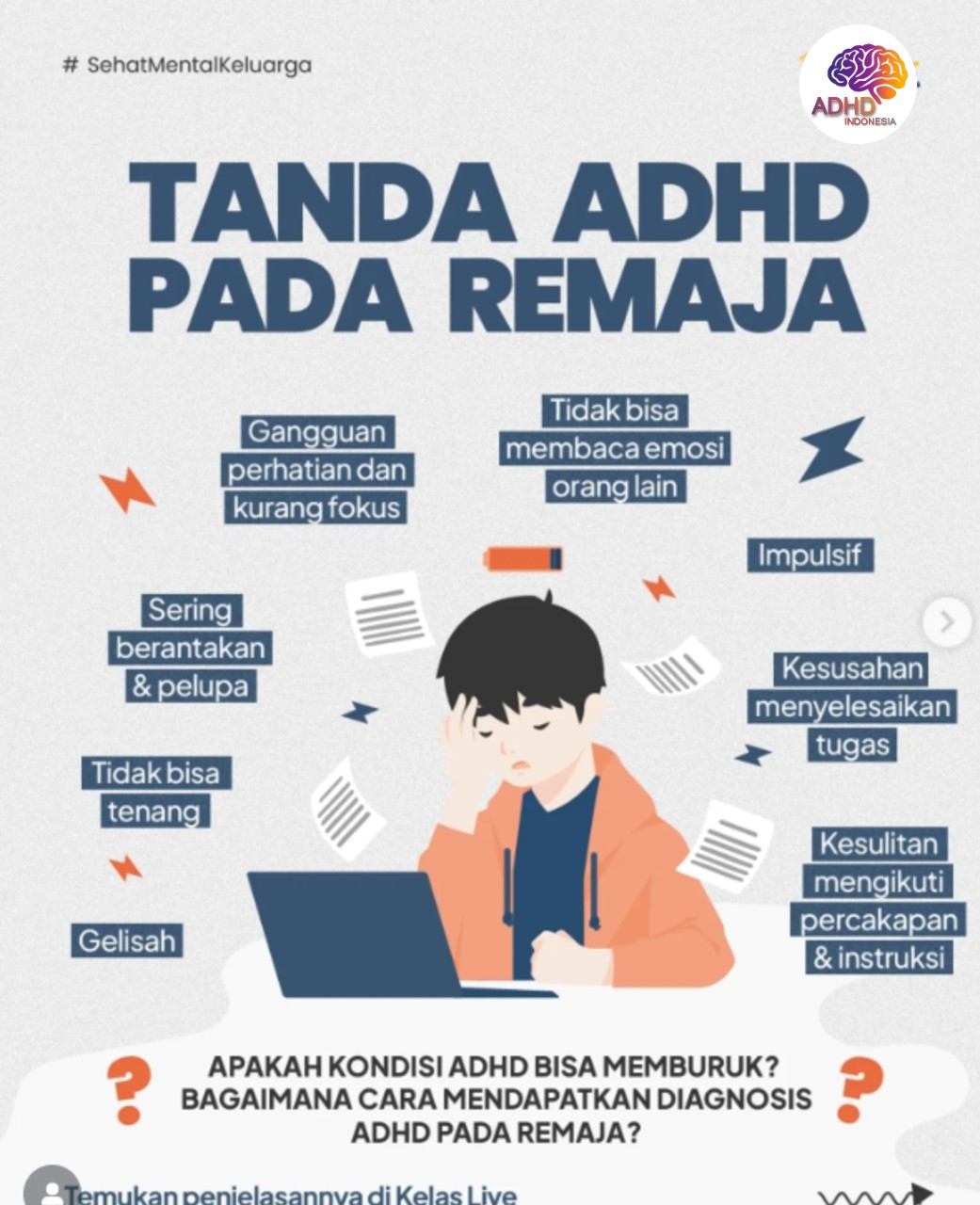 Screening ADHD Non-Diagnostik: Edukasi Awal bagi Orang Tua di Kabupaten Trenggalek