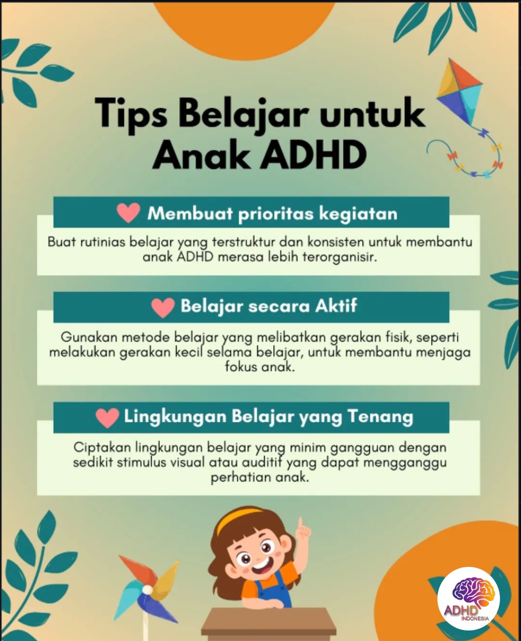 Strategi Belajar yang Cocok untuk Anak ADHD di Kabupaten Trenggalek